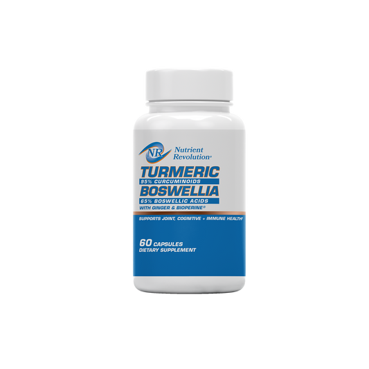 Turmeric (95% Curcuminoids) Boswellia (65% Boswellic Acids)