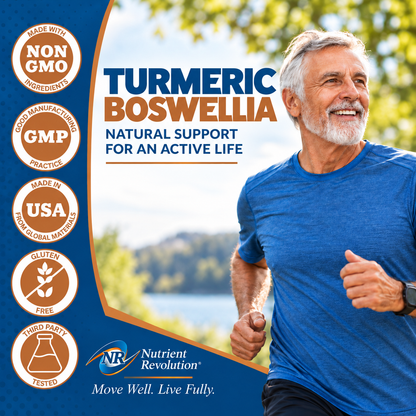 Turmeric (95% Curcuminoids) Boswellia (65% Boswellic Acids)